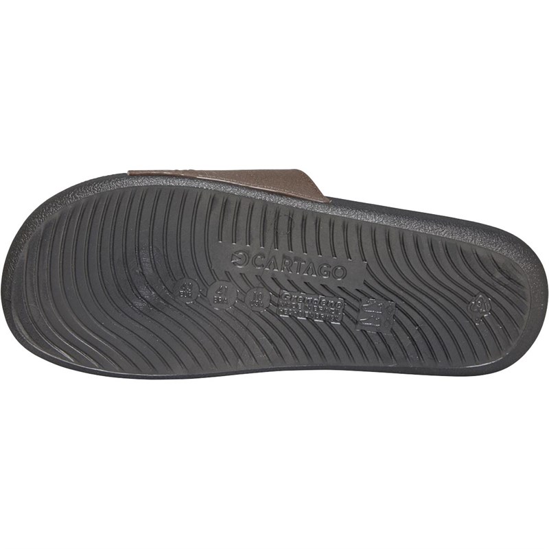 CARTAGO Sandales Dakar Homme Marron Foncé