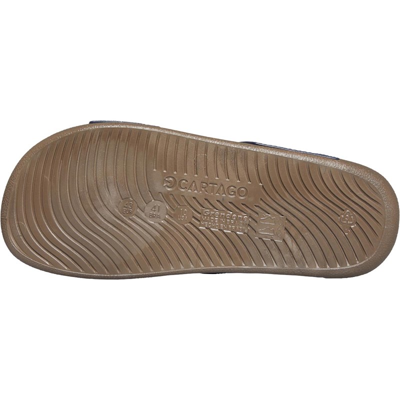 CARTAGO Mens Dakar Cross Slides Navy