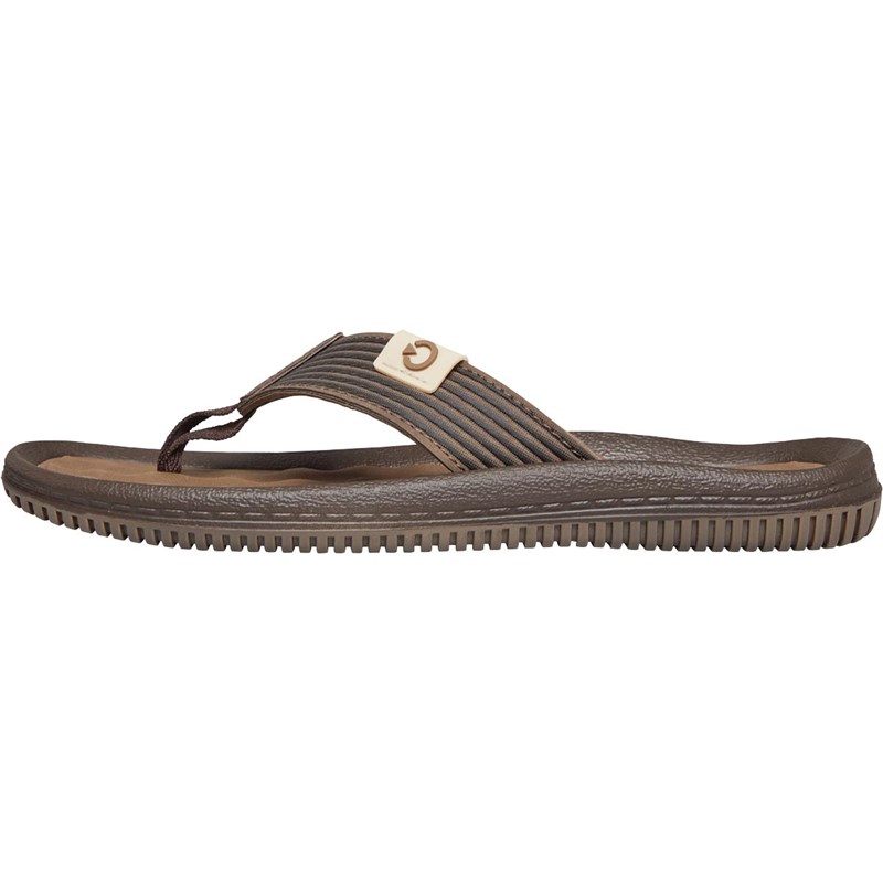 Cartago Mens Dunas Flip Flops Brown