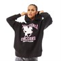 Prettyluxe Womens Unicorns Oversized Hoodie Black