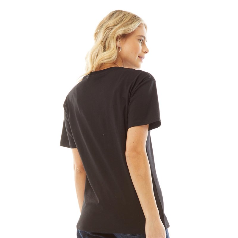JJXX Womens Short Sleeve Relaxed T-Shirt Black