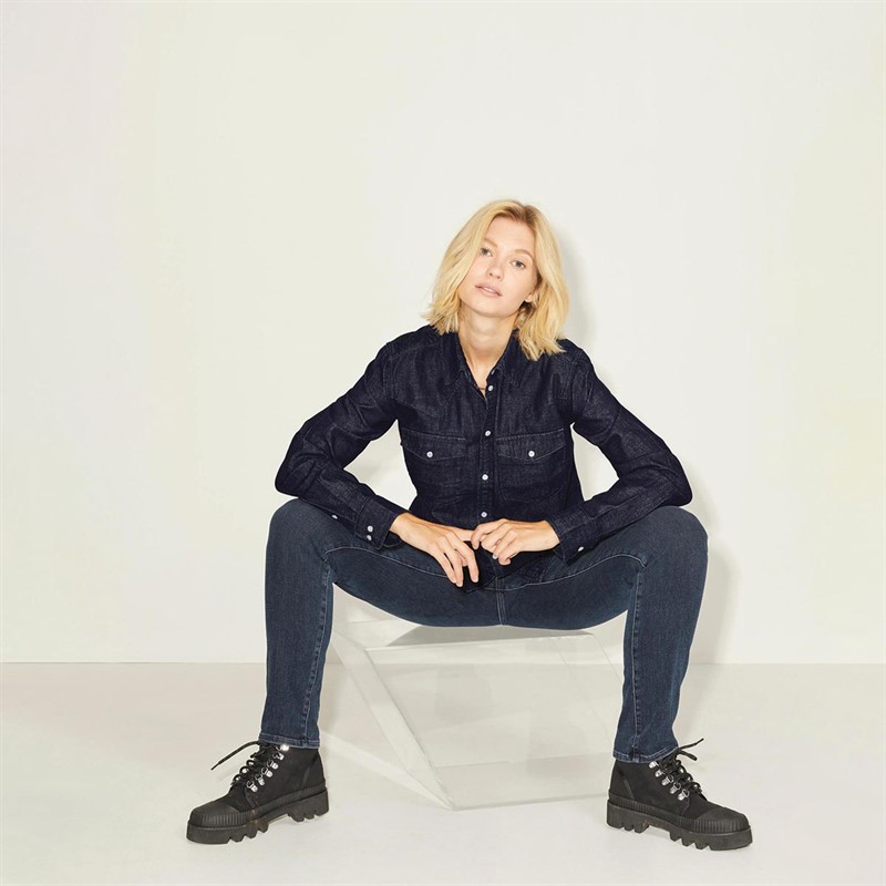 JJXX Chemises à Manches Longues Sophie Femme Noir