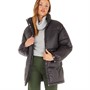 JJXX Womens Heather Shine Puffer Jacket Black
