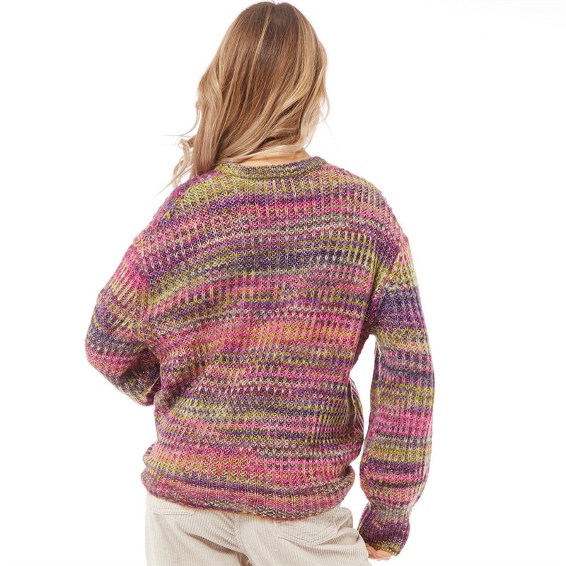 JJXX Womens Simone Crew Neck Jumper Acai Stripes/Space Dye