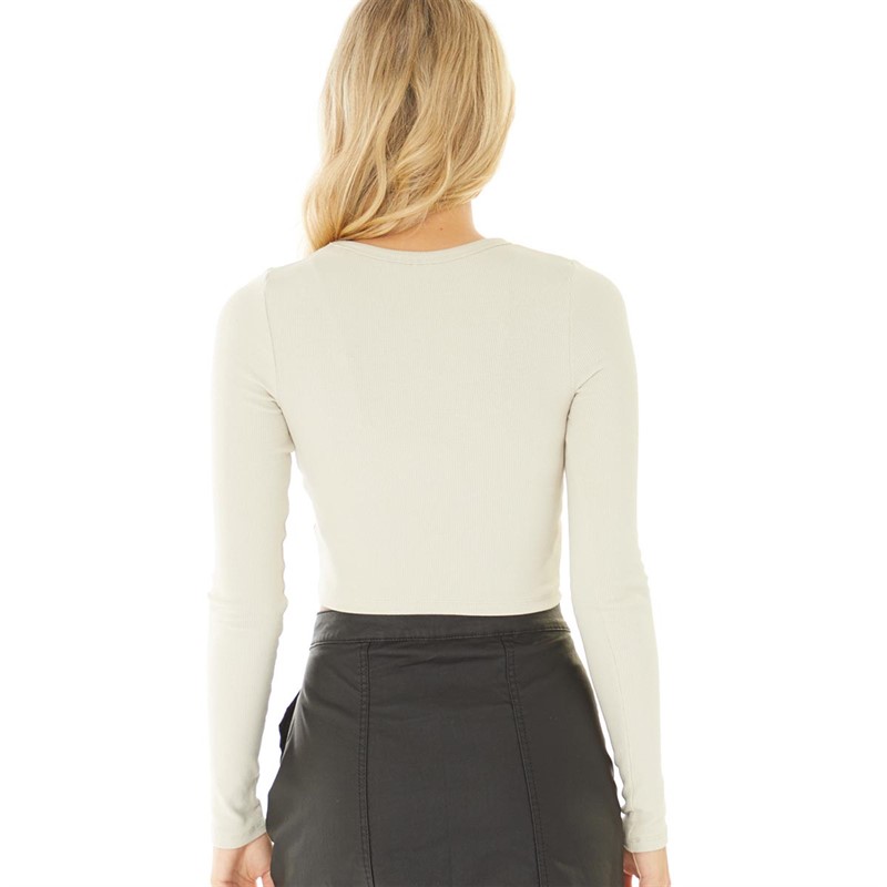 JJXX Hauts Feline Femme Blanc Cassé