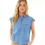 JJXX Dames Layla Blousen en overhemden Lichtblauw