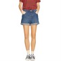 JJXX Womens Hazel Mini High Waisted Shorts Dark Blue Denim