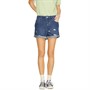 JJXX Womens Hazel Mini High Waisted Shorts Blue Denim
