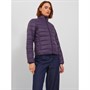 JJXX Womens Nora Lightweight Puffer Jacket Purple Velvet
