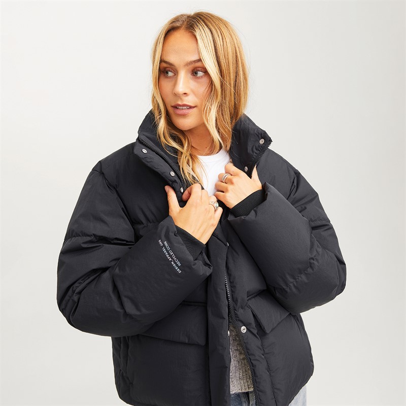 JJXX Damen Morrit Pufferjacke Schwarz