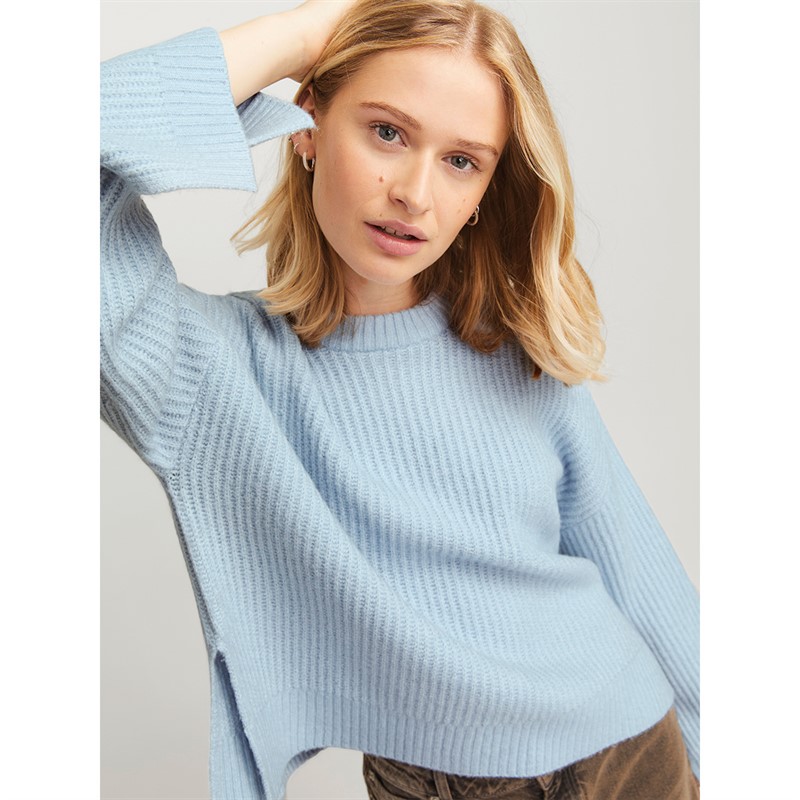 JJXX Damen Sigga Pullover Blau