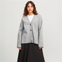 JJXX Damen Iris Cardigan Grau Melange