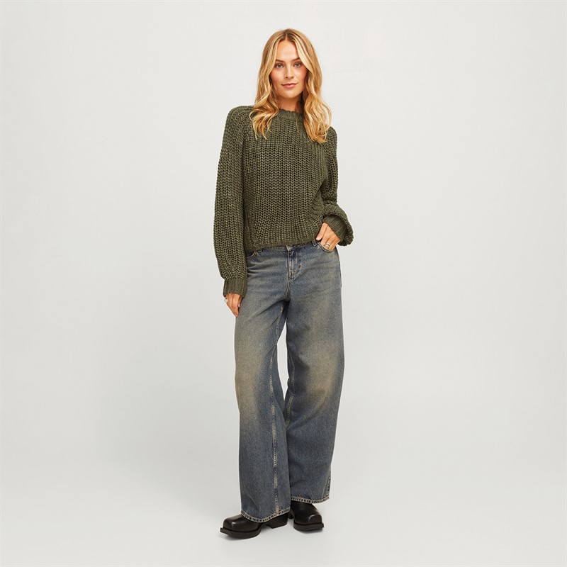 JJXX Pulls Kelly Chunky Femme Vert