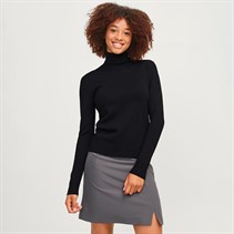 JJXX Pull à col roulé Ada Femme Noir