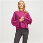 JJXX Pullover mit Rundhalsausschnitt Sigga Damen Fuchsia Rot