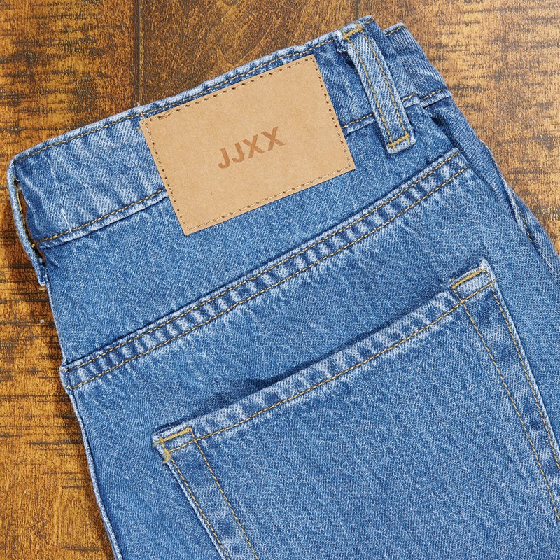 JJXX Dame Aura Lang Denim Nederdel Medium Blå Denim