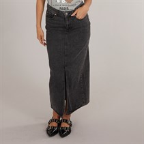 JJXX Dames Aura Lange Denim Rok Grijze Denim