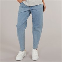 JJXX Dames Lissabon Hoge Taille Mom Jeans Lichtblauw Denim