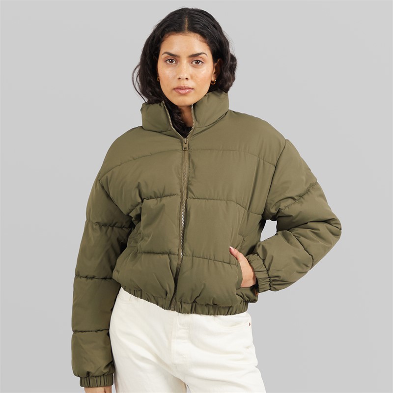 JJXX Womens Tracy Puffer Coat Sea Turtle