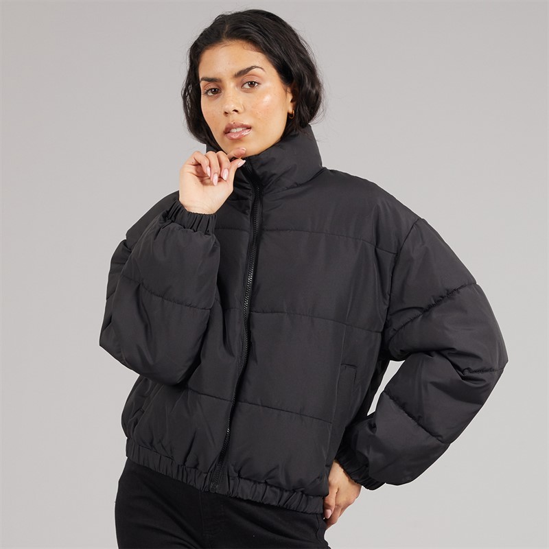 JJXX Womens Tracy Puffer Coat Black