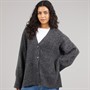 JJXX Womens Rosanna Cardigan Dark Grey Melange