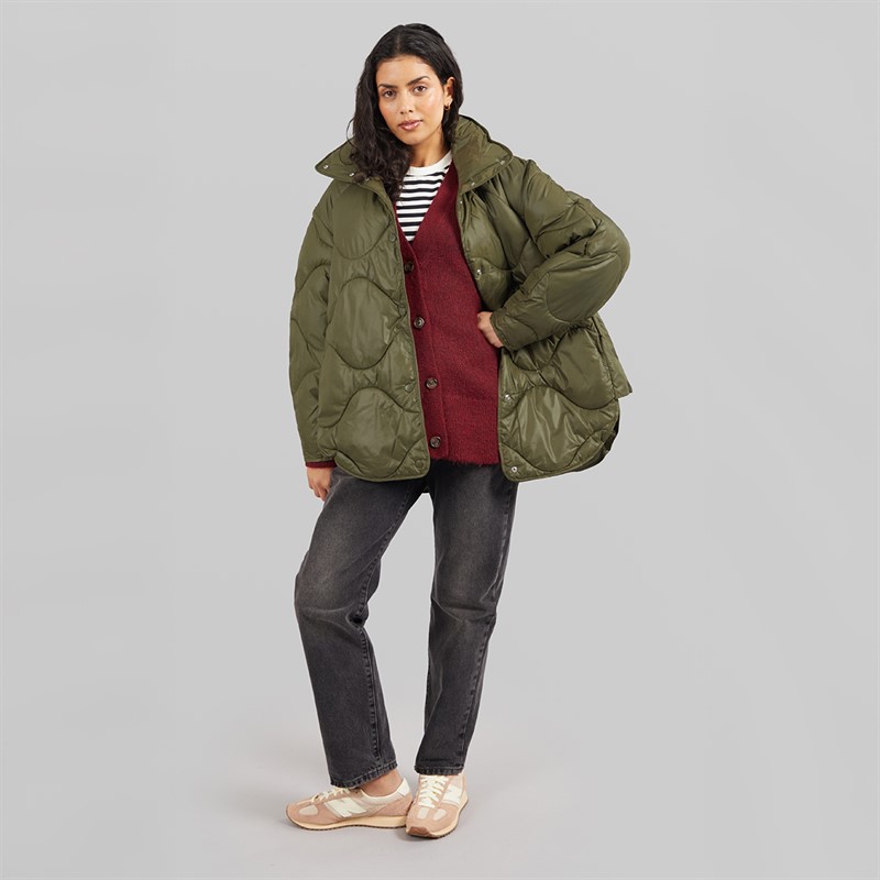 JJXX Manteau matelassé brillant Stella Femme Grape Leaf