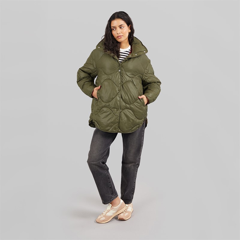 JJXX Manteau matelassé brillant Stella Femme Grape Leaf