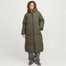 JJXX Dames Lolly Lange Puffer Jas Grape Leaf