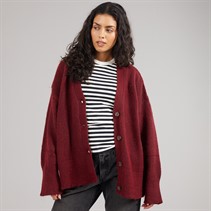 JJXX Womens Rosanna Cardigan Cabernet