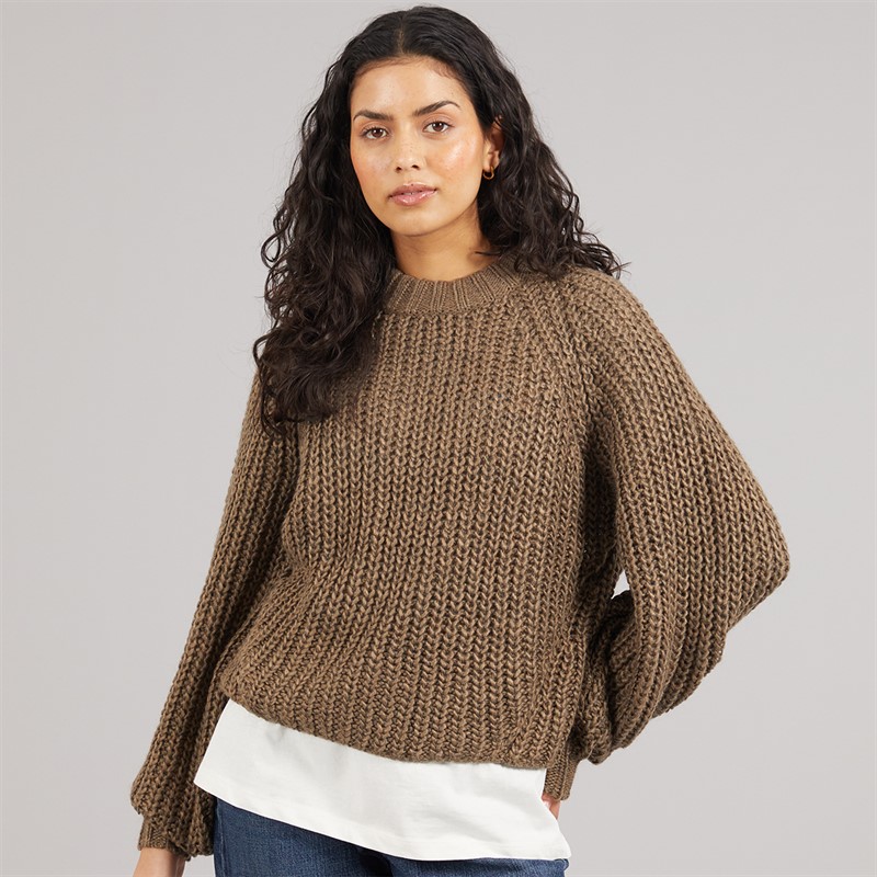 JJXX Womens Kelly Crew Neck Knit Jumper Falcon