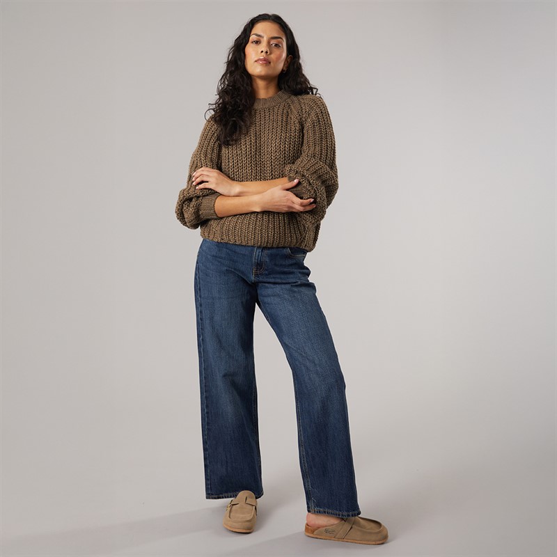 JJXX Womens Kelly Crew Neck Knit Jumper Falcon