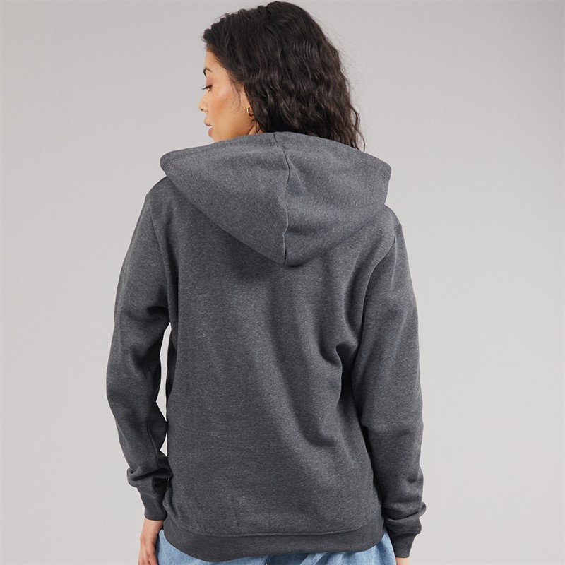 JJXX Sweat à Capuche Abbie Femme Gris Foncé Chiné imprimé/Blanc logo JJXX Dark Grey Melangeprint:White Jjxx Logo