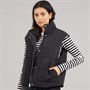 JJXX Womens Serena Quilted Vest Black