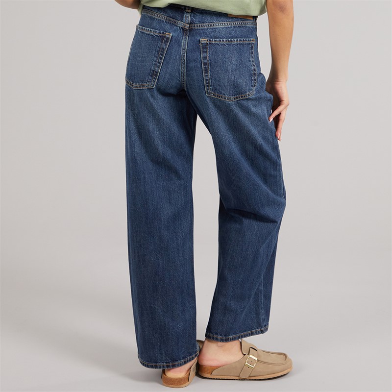 JJXX Womens Palermo Loose Jeans R280 Dark Blue Denim