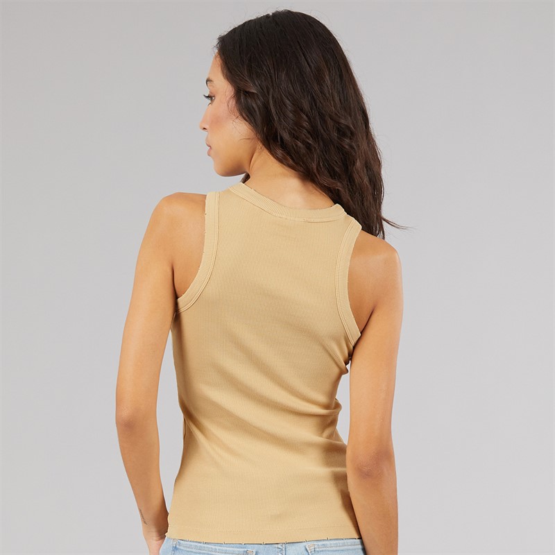 JJXX Womens Forest Patch Rib Vest Boulder
