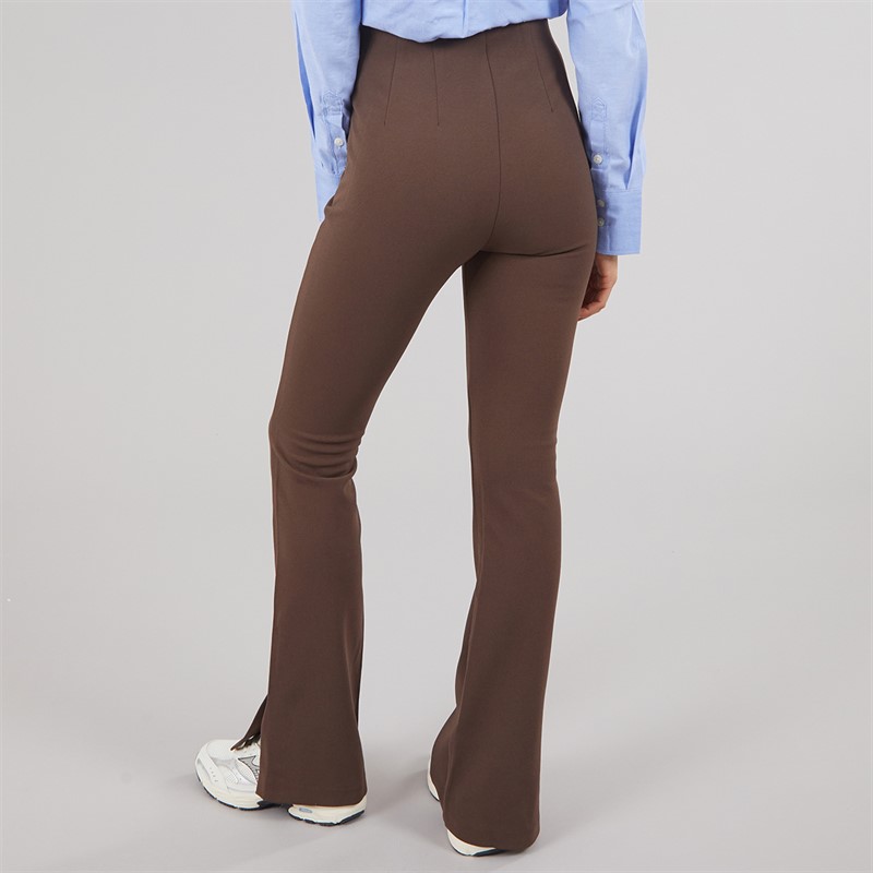 JJXX Womens Ivy Nancy Flared Trousers Bracken