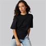 JJXX Womens Annabell Asymmetric T-Shirt Black