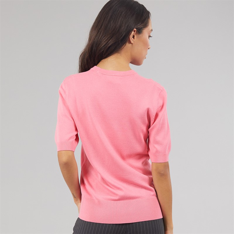 JJXX Womens Layla Knitted T-Shirt Morning Glory