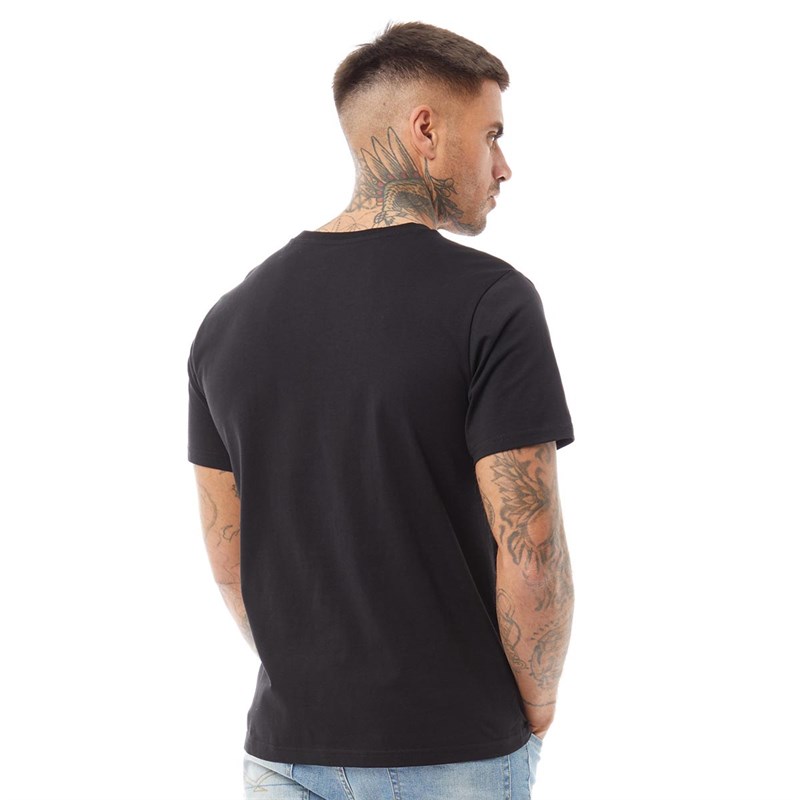 DC ORIGINALS Herren Marble Superman Logo T-Shirts Schwarz