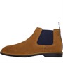 Gabicci Bottes de Mode Valiant Chelsea Homme Marron Foncé
