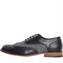 Gabicci Mens Brunswick Oxford Brogue Shoes Black