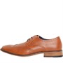 Gabicci Mens Lamacq Chisel Toe Brogue Shoes Tan