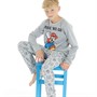 Super Mario Drenge Pyjamas Grå Mergel