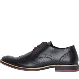 BaseLondonMensHewittShoesWaxyAmbleBlack