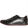 Base London Mens Flare Trainers Black Hi Shine