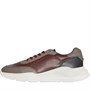 Base London Mens Dice Trainers Bordo/Grey