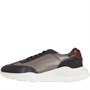 Base London Mens Dice Trainers Grey/Navy