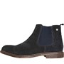 Base London Mens Flint Chelsea Boots Navy