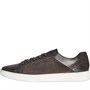 Base London Mens Crew Trainers Grey Waxy