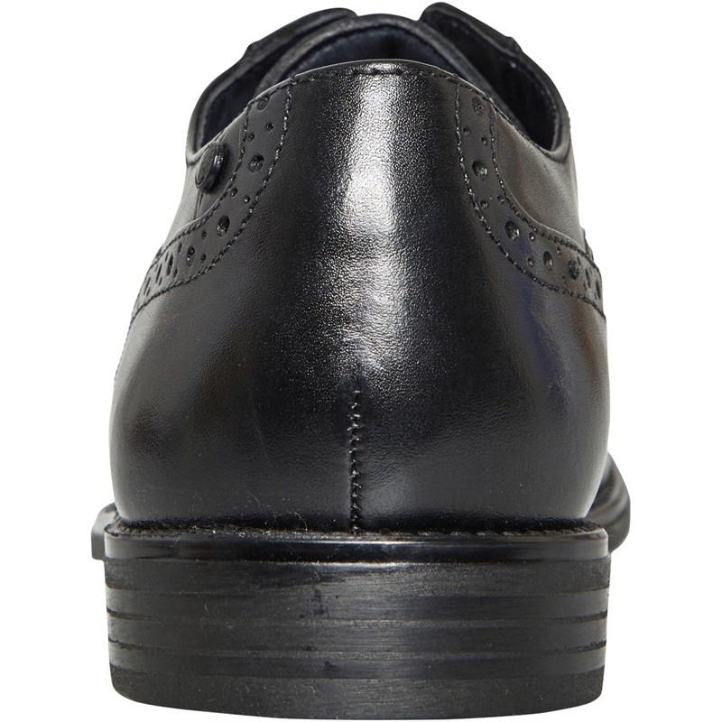 Base London Mens Risco Brogue Shoes Black